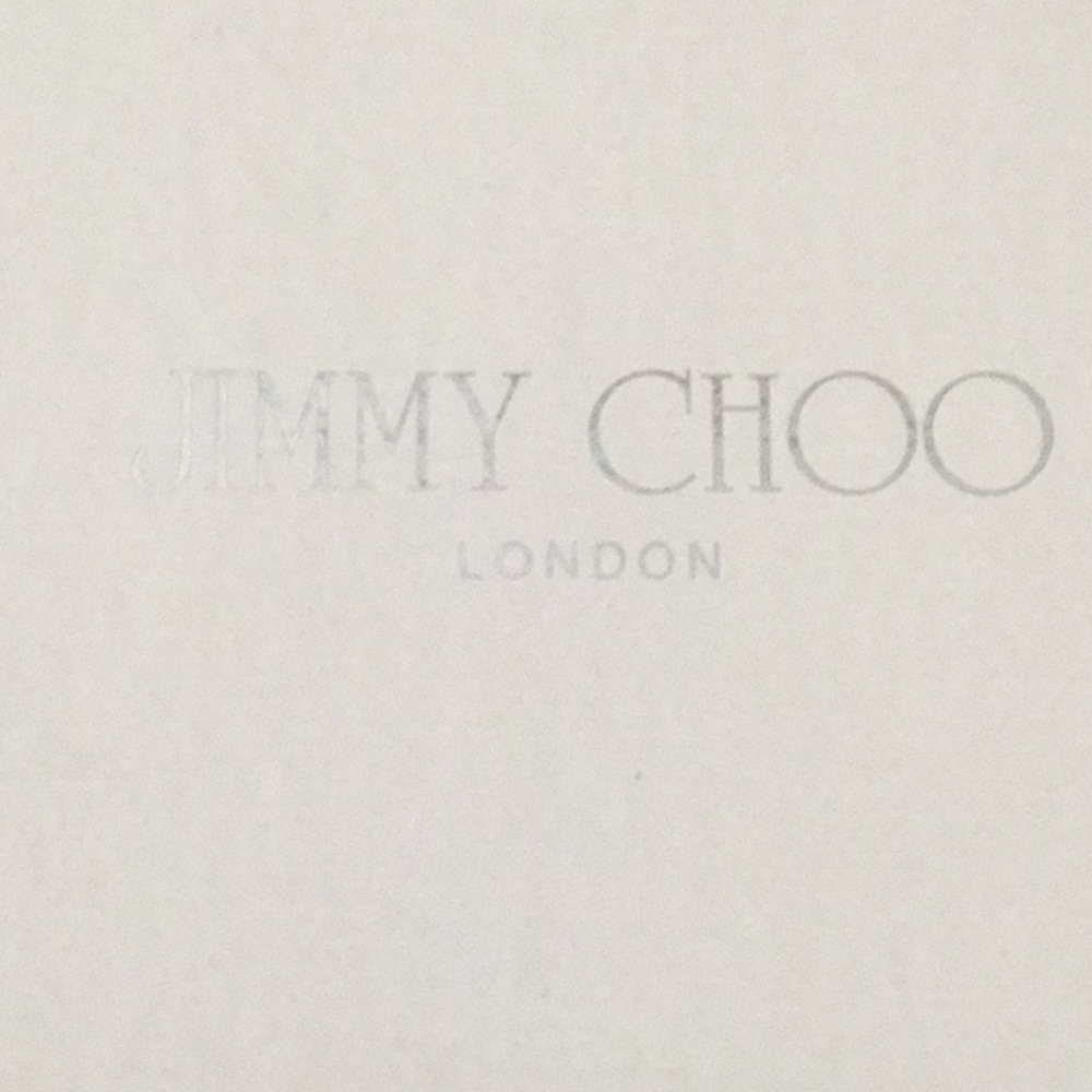 Jimmy Choo London Glitter Fabric Champagne